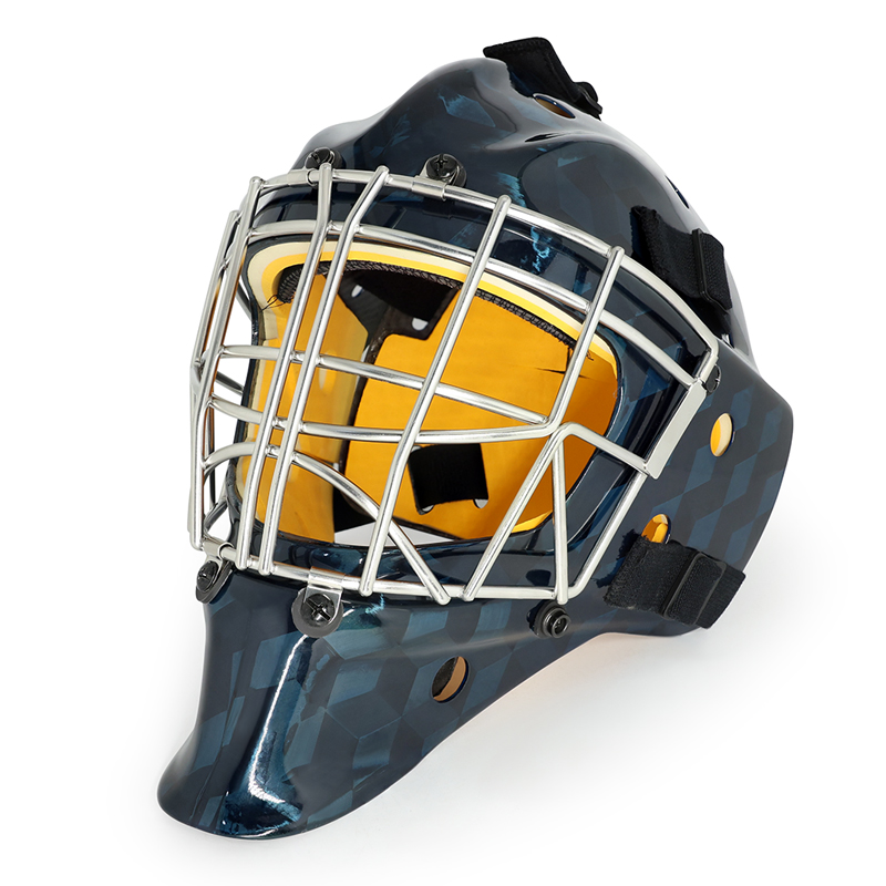 Inilunsad ng GY Sports ang Rebolusyonaryong GY-GH8000C-C9 Goalie Helmet na may 3D Twill Carbon Fiber noong 2025