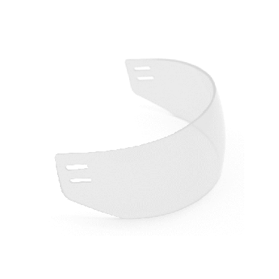 Magkabilang panig na Anti-Fog Secondary Cutting Hockey Visor