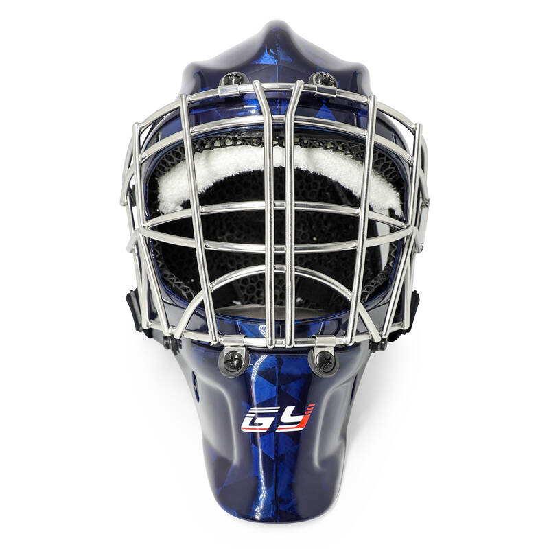 Custom-Made 3D Printed Lining Adult XL Ice Hockey Goalie Helmet para sa Ultimate Protection