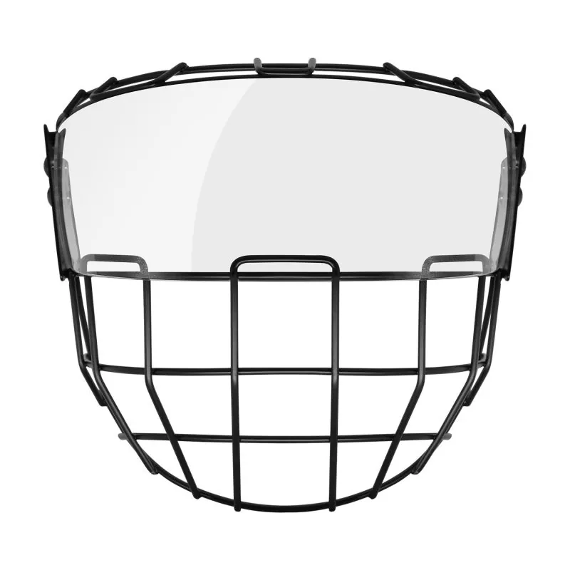 Ice Hockey Cage na may Ice Hockey Visor Combo