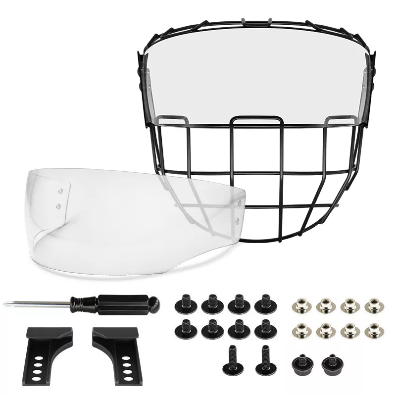 Ice Hockey Cage na may Visor Set