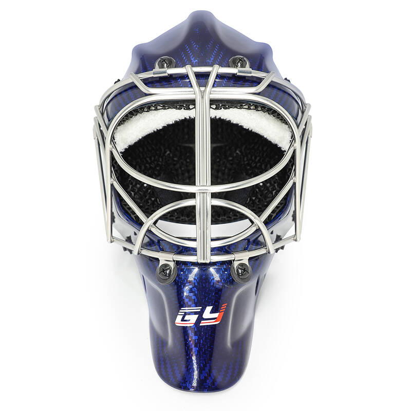 Senior Pro Hockey Goalie Helmet na may 3D Printed Cat Eye Lining: High - Performance Protection