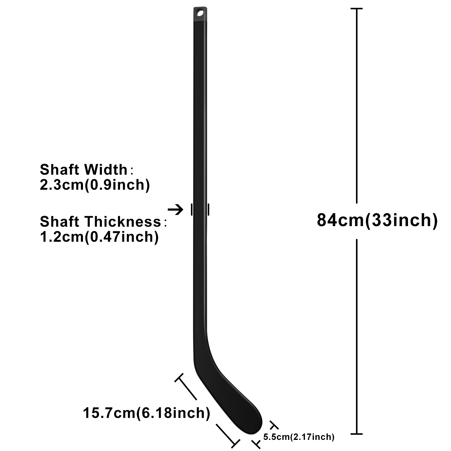 Top - Notch China Quality Fiberglass Mini Ice Hockey Stick (XS) para sa mga Batang Manlalaro