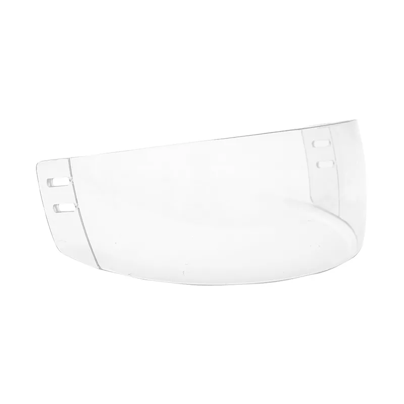 Transparent na Injection Molded Hockey Visor