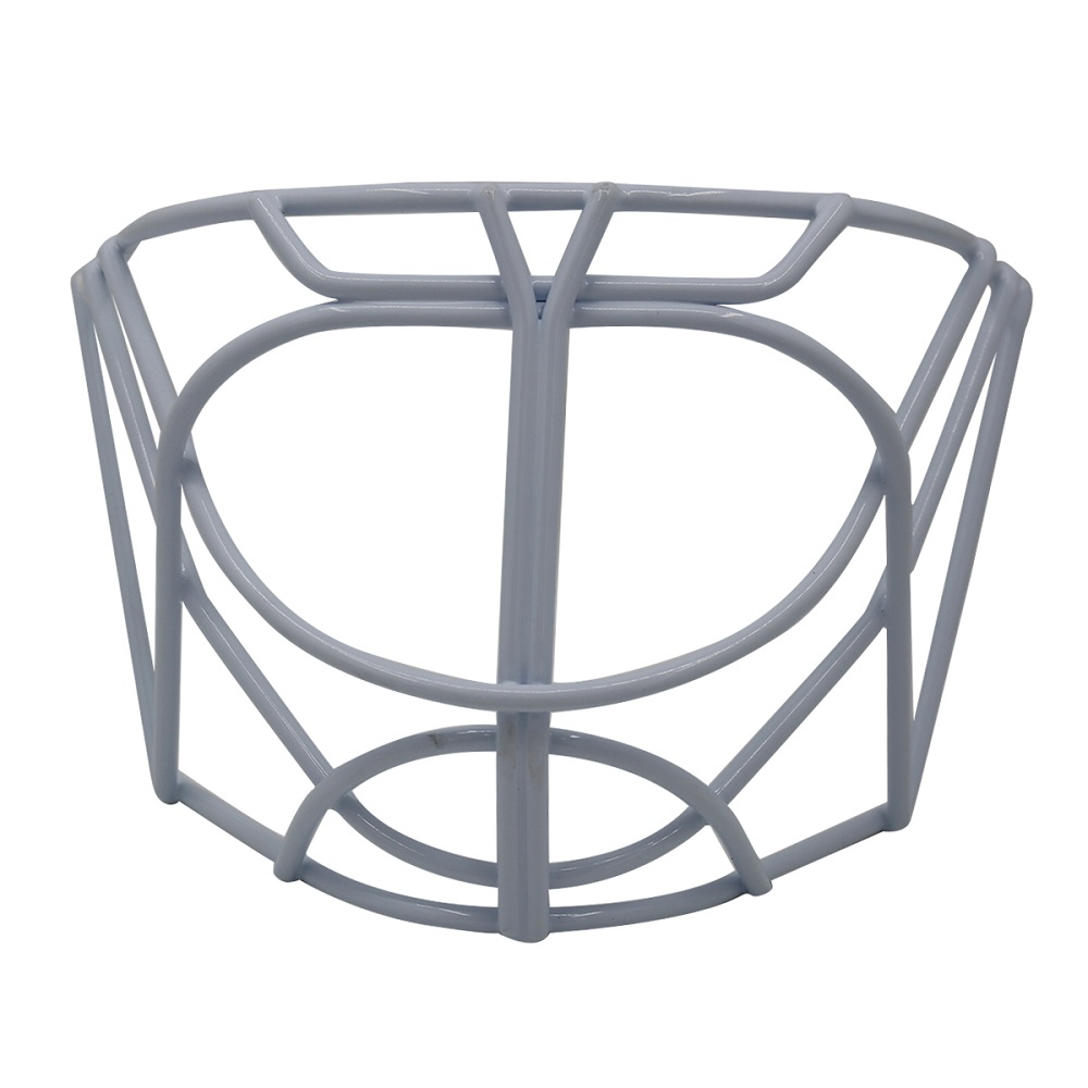 White Hockey Goalie Helmet Cage na may 4.8mm Wire Diameter